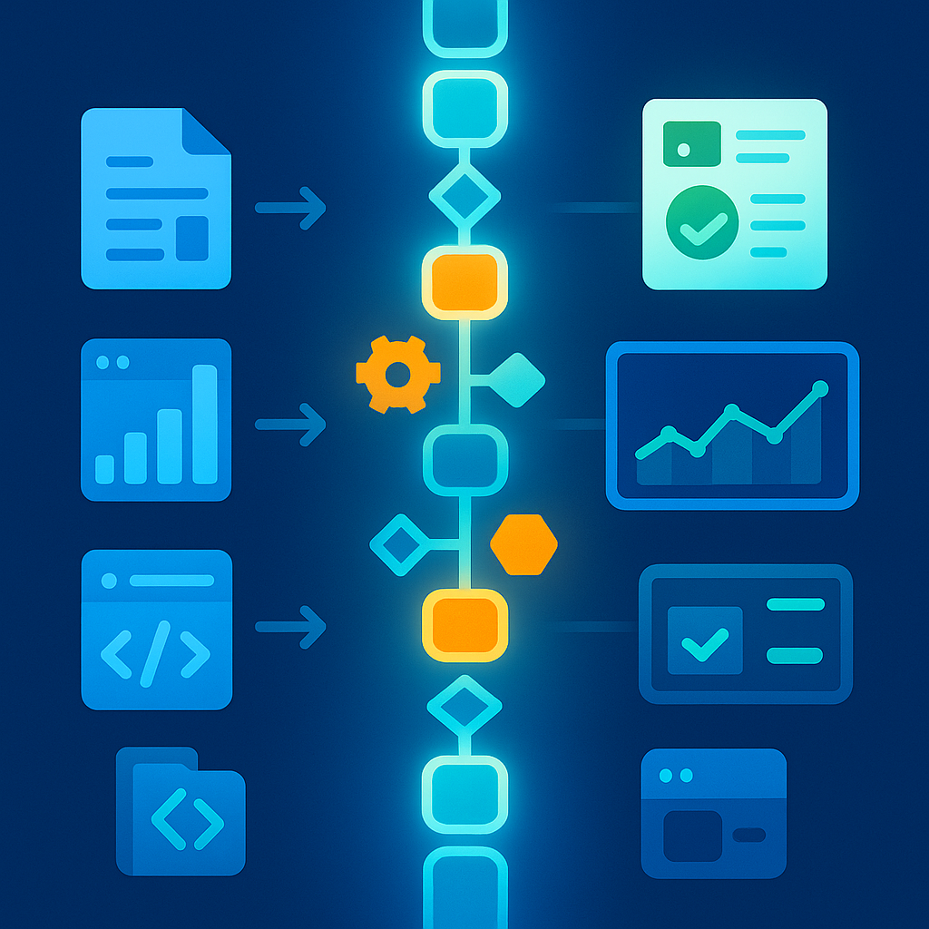 Narrative backbone — complete audit trail of every decision